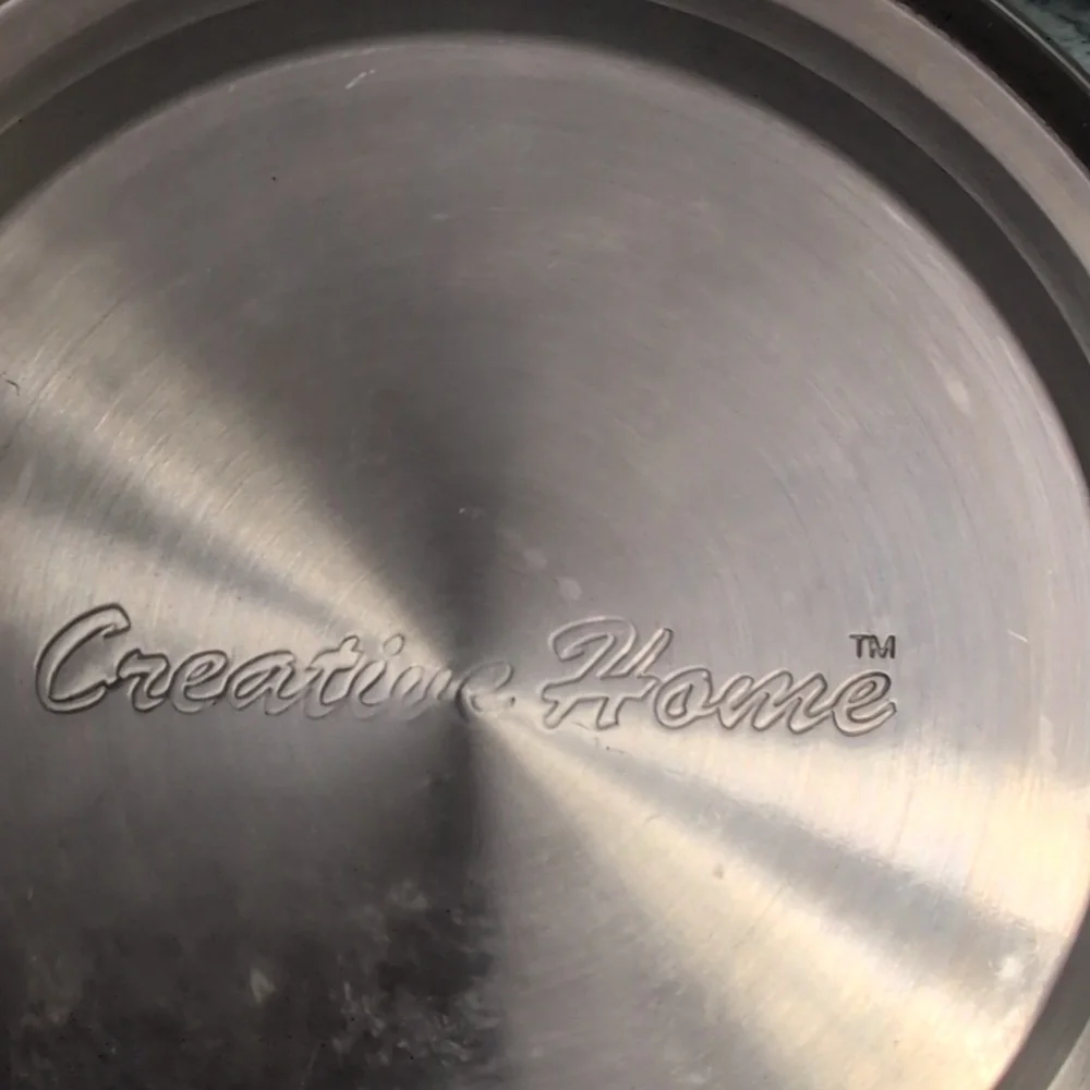 Stainless Accent Red Teapot with Silver Trim - Picture 7 of 8